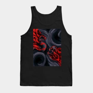 Skull & Snake (red) Tank Top